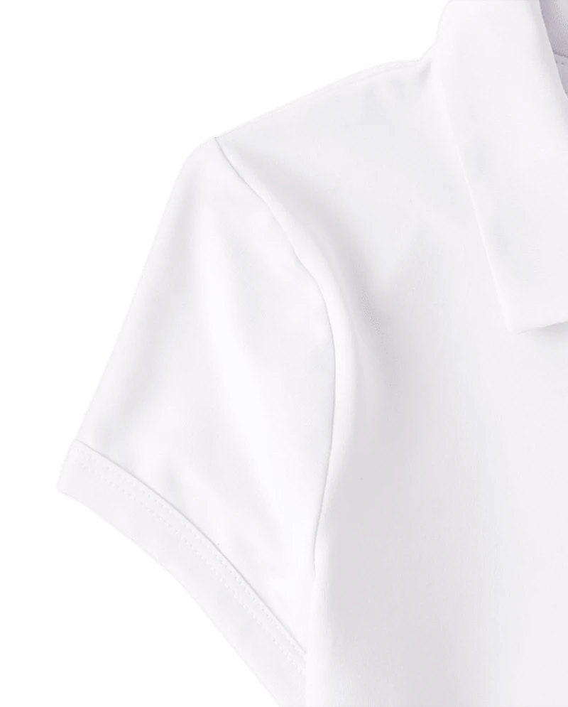 Girls Uniform Stretch Performance Polo