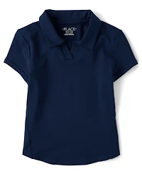 Girls Uniform Stretch Performance Polo