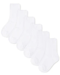 Boys Crew Socks 6-Pack