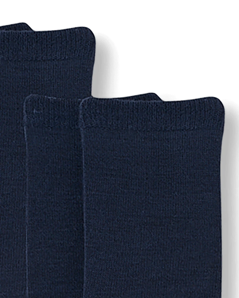Lot de 2 paires chaussettes hautes pour filles