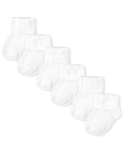 Toddler Turn Cuff Socks 6-Pack