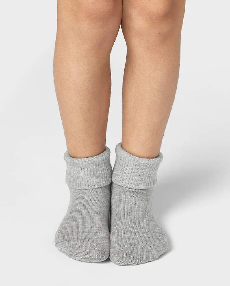 Lot de 6 paires chaussettes à revers pour tout-petits