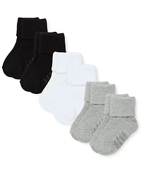 Toddler Turn Cuff Socks 6-Pack