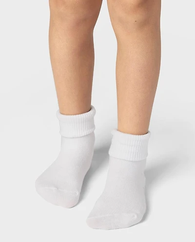 Lot de 6 paires chaussettes à revers pour tout-petits