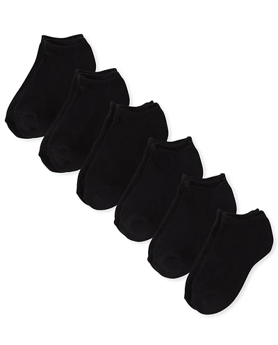 Kids Cushioned Ankle Socks 6-Pack