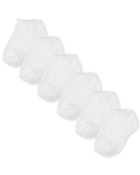 Kids Cushioned Ankle Socks 6-Pack