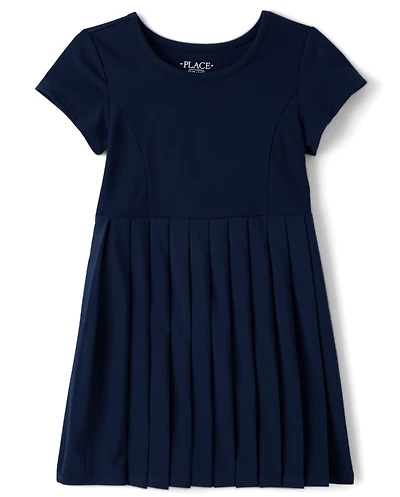 Girls Uniform Quick Dry Pleated Tennis Dress