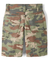 Kids Camo Baggy Utility Jorts