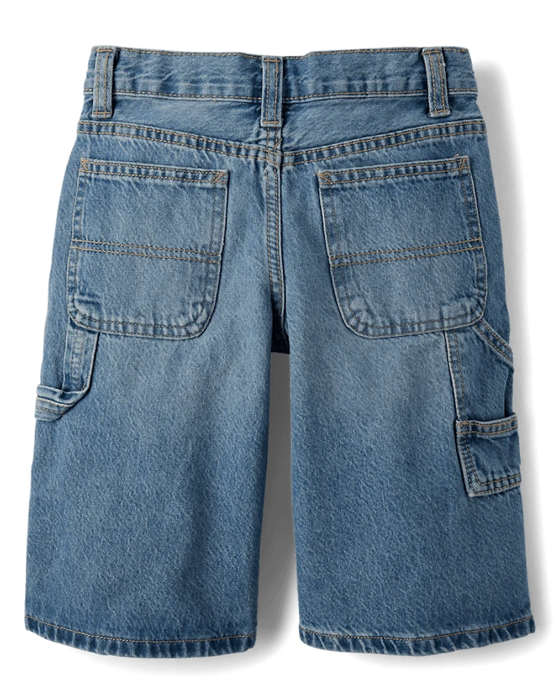 Kids Denim Baggy Carpenter Jorts