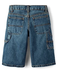 Kids Denim Baggy Carpenter Jorts