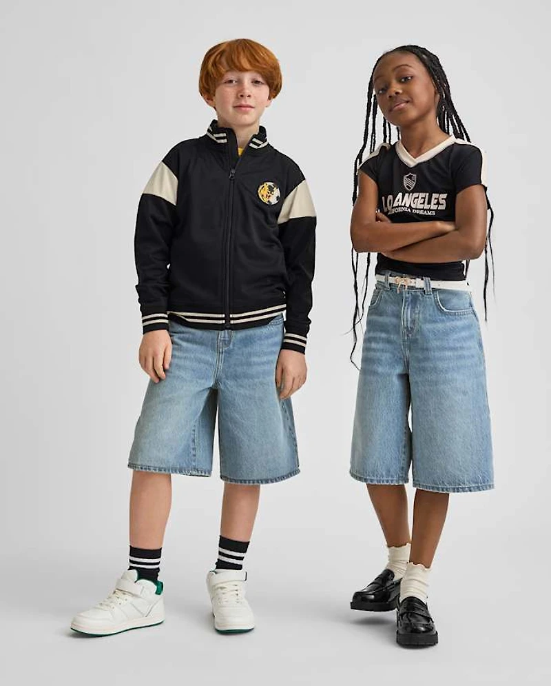 Kids Denim Baggy Jorts