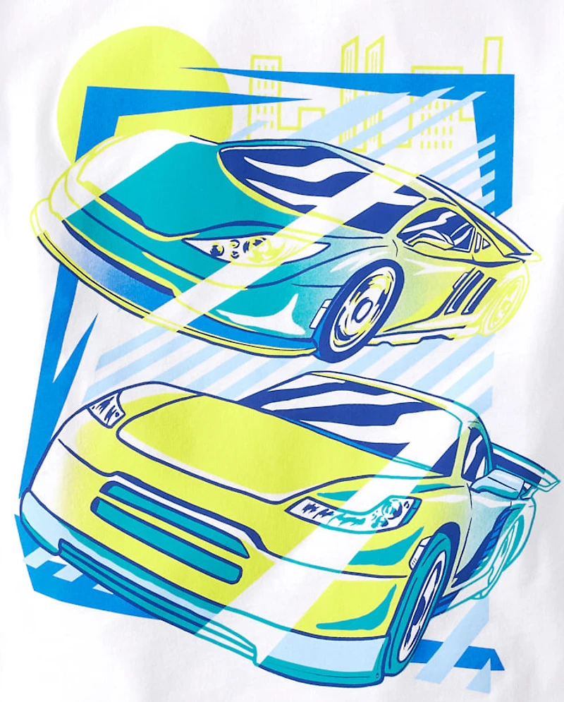 Boys Racecar Graphic Tee
