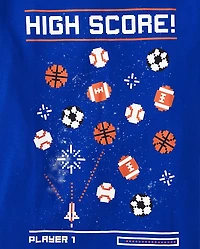 Boys Sports Video Game Graphic Tee