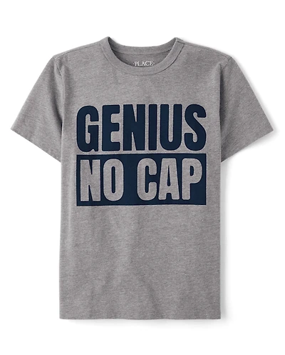 Boys Genius No Cap Graphic Tee