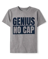 Boys Genius No Cap Graphic Tee