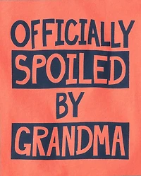 Baby And Toddler Boys Spoiled By Grandma Graphic Tee