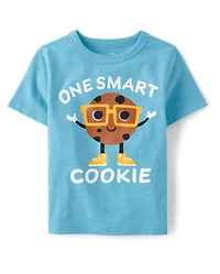 Baby And Toddler Boys One Smart Cookie Graphic Tee