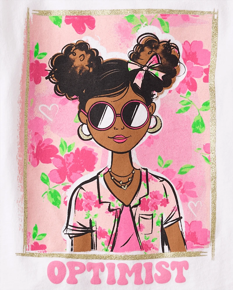 Girls Optimist Girl Graphic Tee