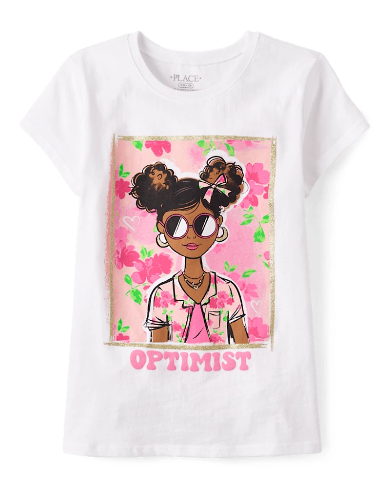 Girls Optimist Girl Graphic Tee