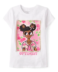 Girls Optimist Girl Graphic Tee