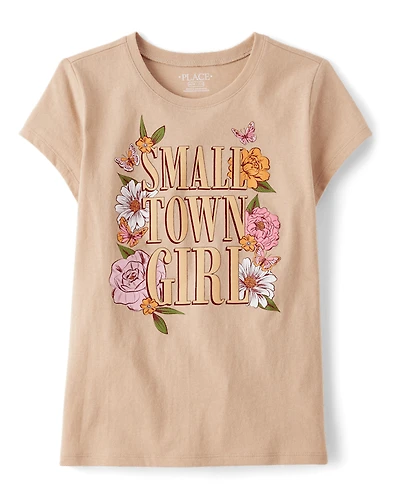 Girls Small Town Girl Graphic Tee