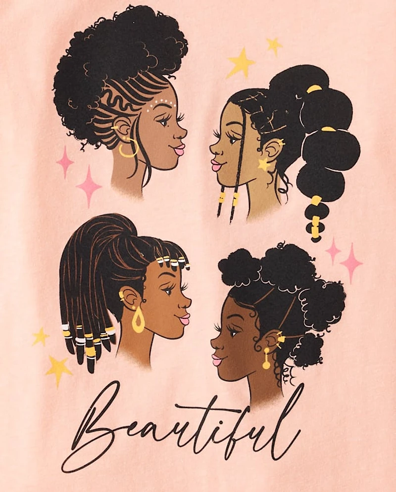 Girls Beautiful Graphic Tee