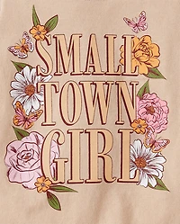 Baby And Toddler Girls Small Town Girl Graphic Tee