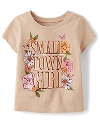 Baby And Toddler Girls Small Town Girl Graphic Tee