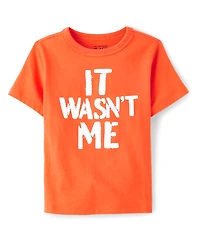 Baby And Toddler Boys It Wasn't Me Graphic Tee