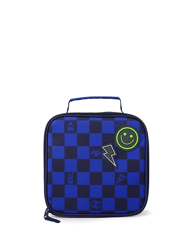 Boys Checkered Gamer Lunchbox