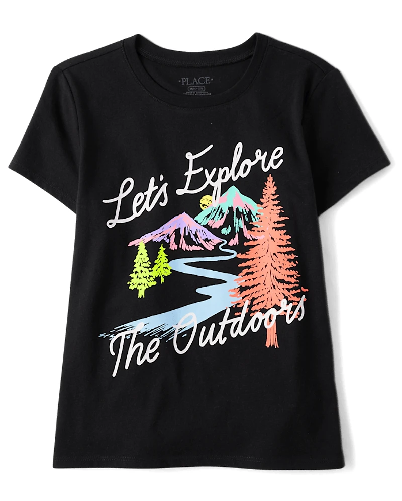 Girls Great Outdoors Graphic Tee