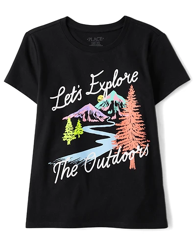 Girls Great Outdoors Graphic Tee