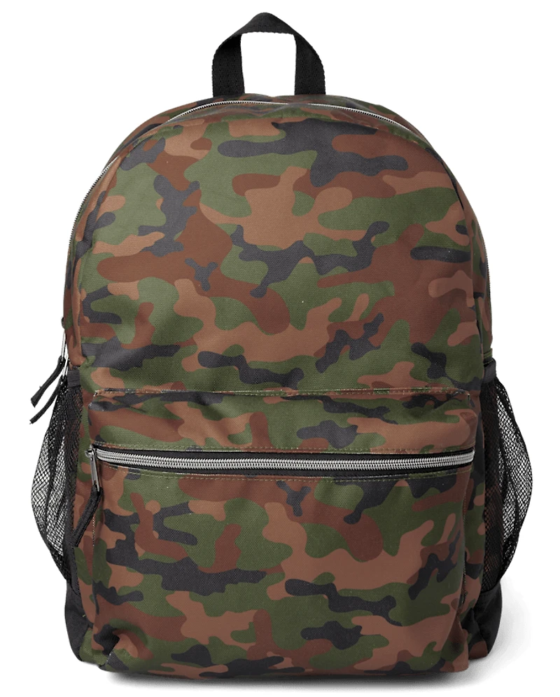Boys Camo Backpack