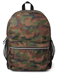 Boys Camo Backpack