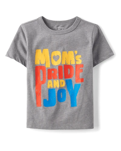 Baby And Toddler Boys Mom's Pride Joy Graphic Tee