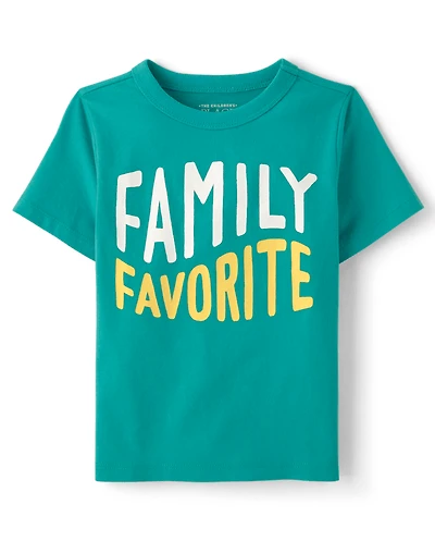 Baby And Toddler Boys Family Favorite Graphic Tee