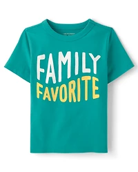 Baby And Toddler Boys Family Favorite Graphic Tee