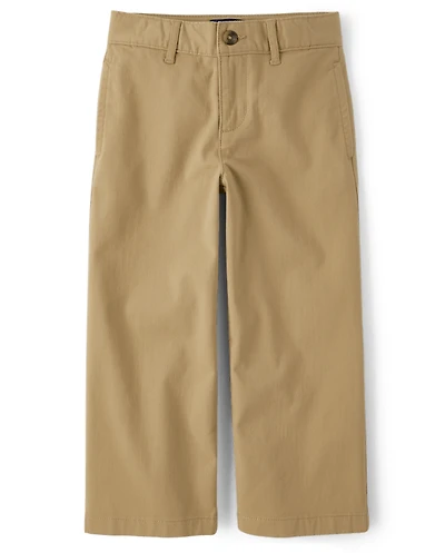 Kids Uniform Stretch Baggy Chino Pants