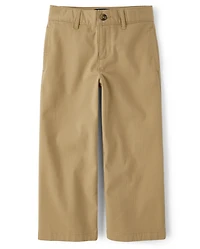 Kids Uniform Stretch Baggy Chino Pants