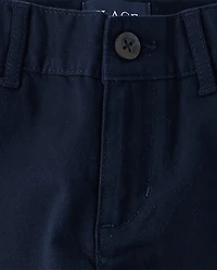Boys Uniform Stretch Baggy Chino Pants