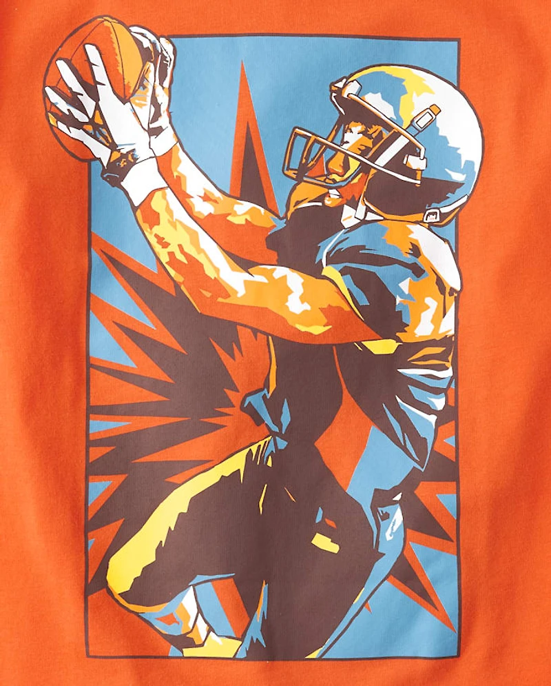 Boys Football Graphic Tee 3-Pack