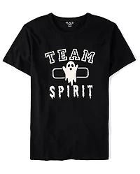Adult Matching Family Glow Team Spirit Graphic Tee