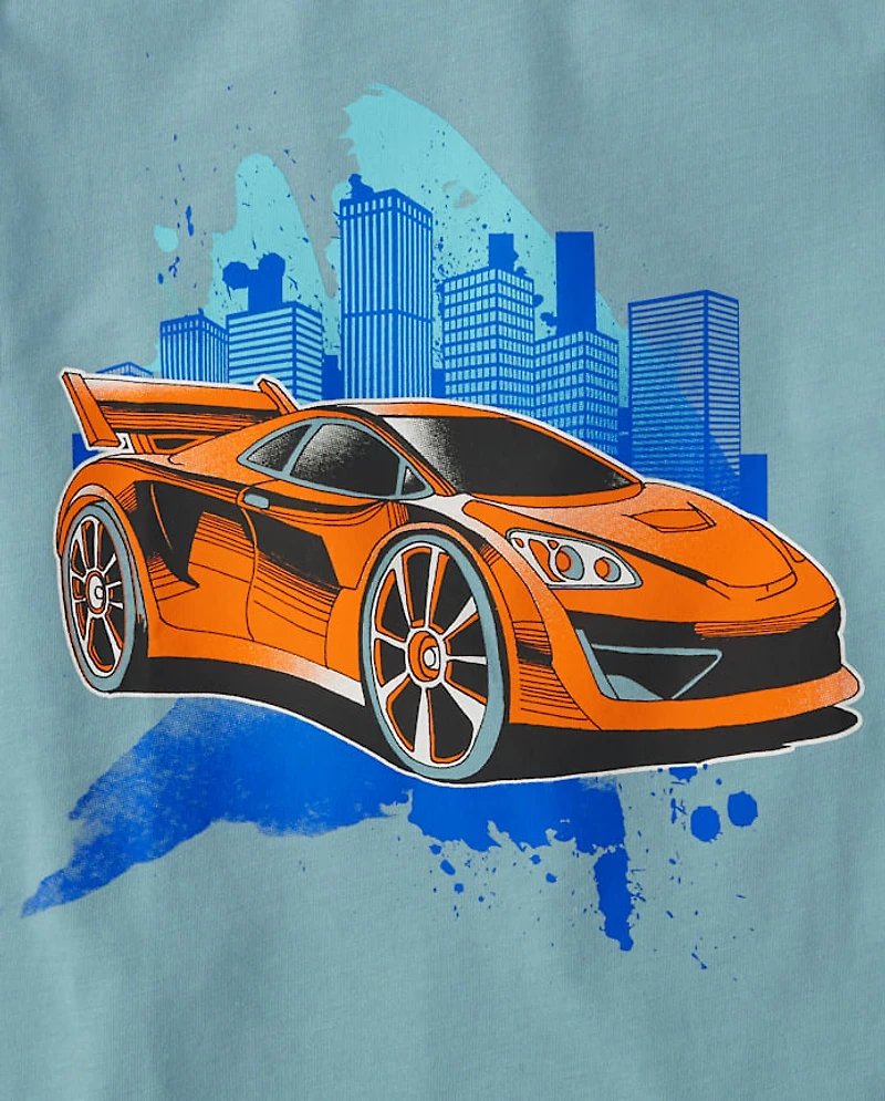 Boys City Car Graphic Tee