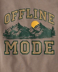 Boys Offline Mode Graphic Tee