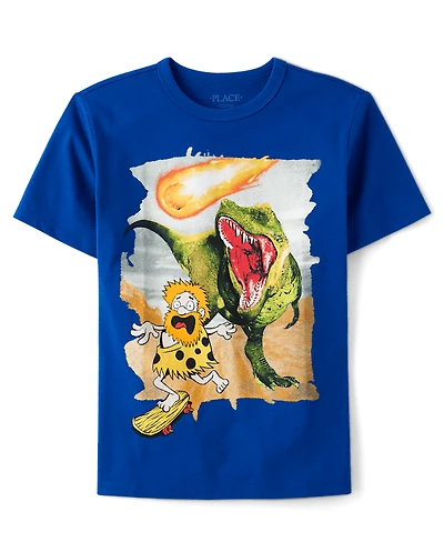 Boys Dino Graphic Tee