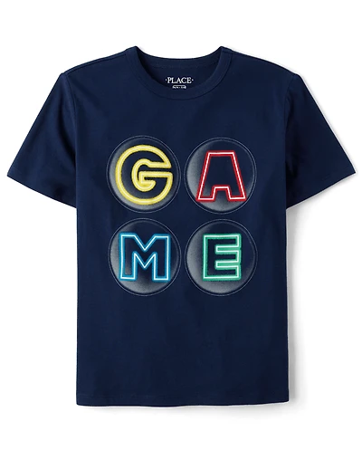 Boys Bruh Game Controller Graphic Tee