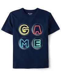 Boys Bruh Game Controller Graphic Tee