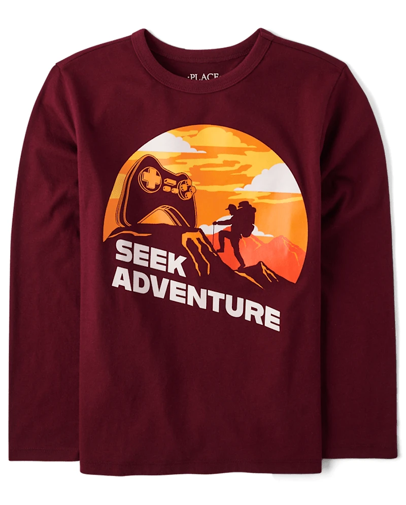 Boys Adventure Gamer Graphic Tee
