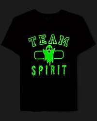 Kids Matching Family Glow Team Spirit Graphic Tee