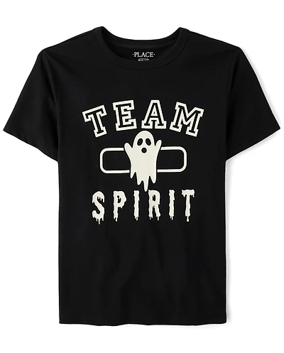 Kids Matching Family Glow Team Spirit Graphic Tee